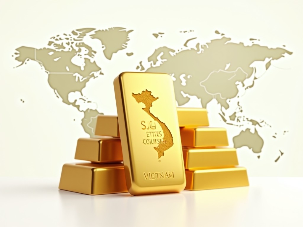 Vàng trong nước vẫn cao hơn thế giới `30 triệu/lượng` dù giá quốc tế tăng mạnh